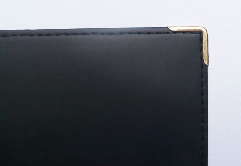 Plánovací záznamník 919 měsíční Koženka s růžky černá